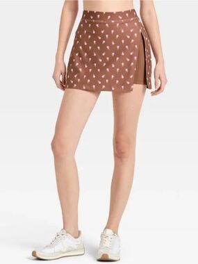 Joy Lab Women's Floral Skort Skirt Size Medium New